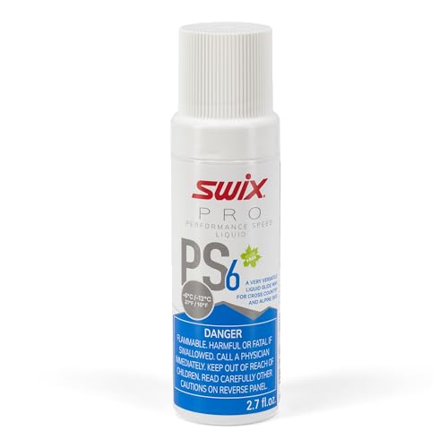 Swix PS6 Blue Pro Speed Ski & Snowboard Liquid Wax 80ml
