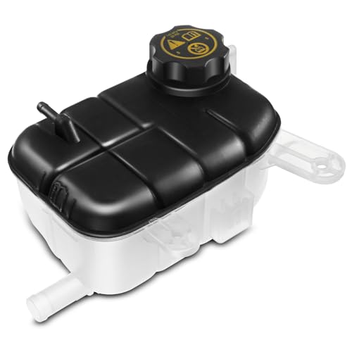 YHTAUTO Engine Coolant Recovery Overflow Reservoir Tank W/Pressurized Cap For 2013-2019 Chevrolet Trax (1.4L 1.8L) 2013-2019 Buick Encore (1.4L), Replace for # 95269001, 95380033
