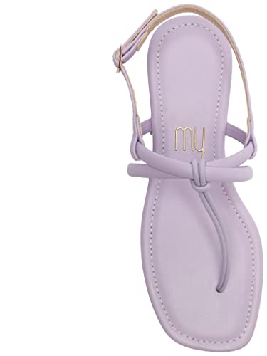 Sandália Rasteira Roxo My Shoes