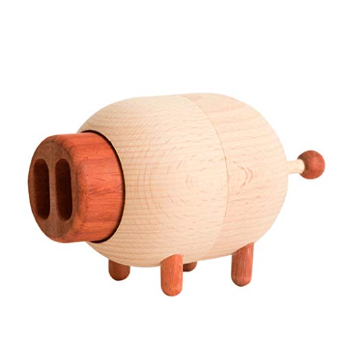 Caja de música de madera creativa ZAW un regalo de Navidad único 2