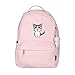 WANHONGYUE Chi's Sweet Home Anime Kaninchenanhänger Rucksack Schultaschen Büchertasche für Mädchen und Frauen Pink