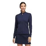 adidas Women's PERFORMANCE TEXTURE FULL ZIP JACKET, collegiate navy, Small