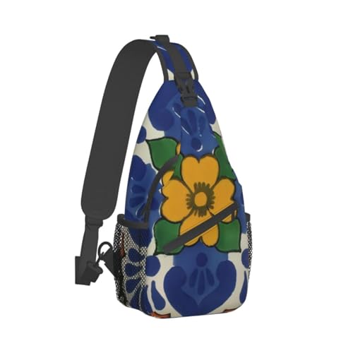 Sac à bandoulière Talavera aux motifs céramique mexicaine exclusive