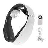 Healeved Masajeador Cervical Recargable con Tecnología de Doble Pulso Hipermia Portátil y Duradero Rigidez y Cuello para Uso Viaje Trabajo y Descanso