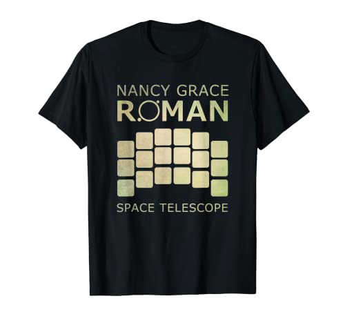 NGRST Nancy Grace Roman Space Telescope logo (nebula) T-Shirt