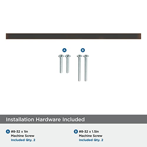 Image of Amerock | Cabinet Pull | Oil Rubbed Bronze | 8-13 /16 inch (224 mm) Center-to-Center | Monument | 1 Pack | Drawer Pull | Cabinet Handle | Cabinet Hardware