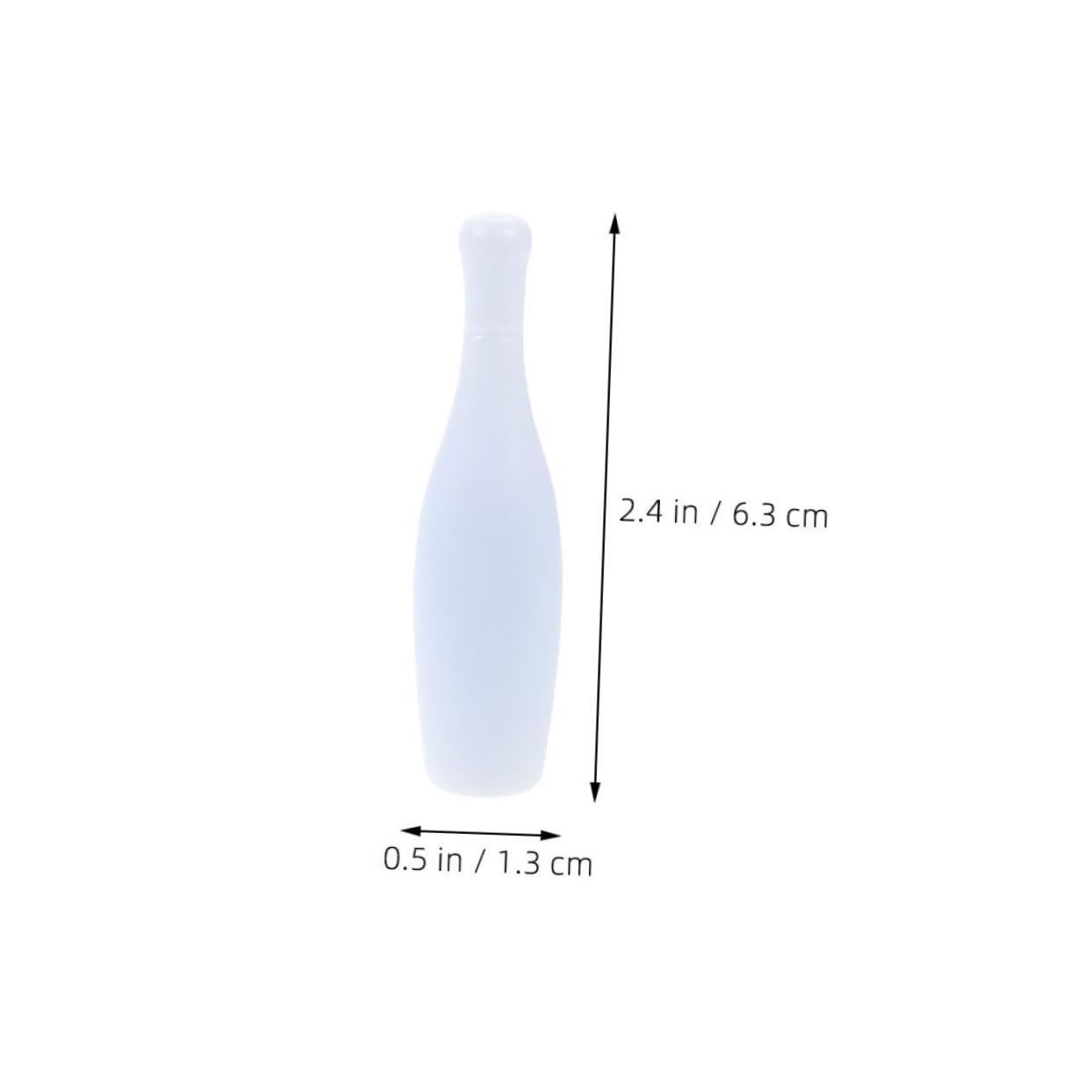 POPETPOP Mini Bowling Pin Bulk 30pcs Bowling Pin Set for Bowling Party Game Bowling Prop Indoor Entertainment