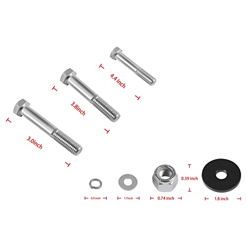 Camoo 134-10005 Cnc Billet Aluminum Body Mount Bushings Kit Fits For 1968-1981 Camaro/Nova/Chevy Ii, Eliminate Noise And Reduce Chassis Flex (32Pcs) #TOP7