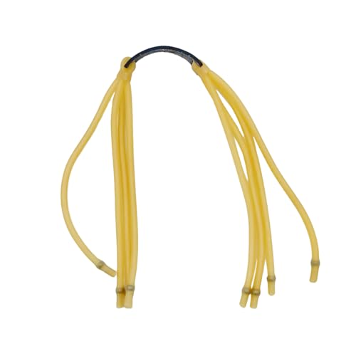 CTFRQC Slingshot Replacement Band Sets Heavy Pull Slingshot Replacement Rubber Bands Wrist Rocket Replacement Bands Tubular Elastic Rubber Band for Hunting Catapults Outdoor (4 Layers 8 Pieces)