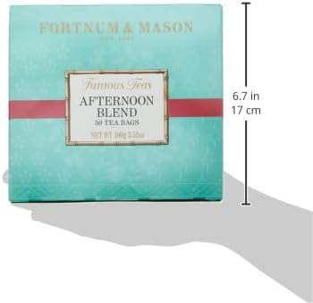 Fortnum and Mason Royal Tea, English Breakfast Tea, and Afternoon Blends - 50 Tea Bags Per Type, Bundled By QualBuy