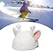 Zxpjkyu Snow Ski Helmet Cover Helmet Decoration Creative Reliable Fun Portable Snowboarding and Skiing Helmet Accessory Knitted Cap, White