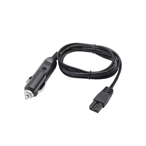 TSUGAMI - TSUGAMI 12V 24V Car Cooler Plug Power Cord Cable, 2 Pin 6FT Mini Vehicle Cigarette Lighter Refrigerator Freezer Socket Extension Wire, Auto Lead Wiring Replacement, Universal Fit - -13%