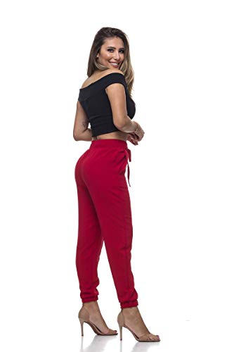 Calça Clara arruda Cós Laço 10053-44 - Vermelho