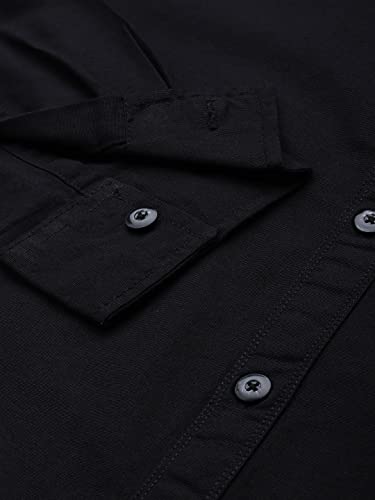 Image of The Indian Garage Co Men Regular Fit Solid Full Sleeves Cutaway Collar Casual Shirt