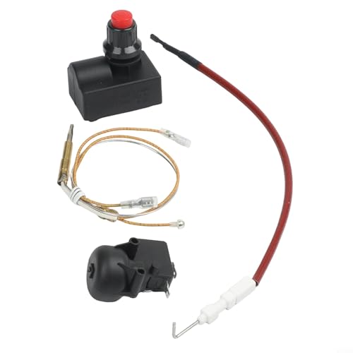 NINMORTH Propanheizungs- Reparatur- Set mit Thermoelement- Ablassventil und AAA- Zünderelektrode für Gartenheizungen-7
