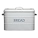 KitchenCraft Living Nostalgia kosz na chleb, szary, 34 x 21,5 x 25 cm