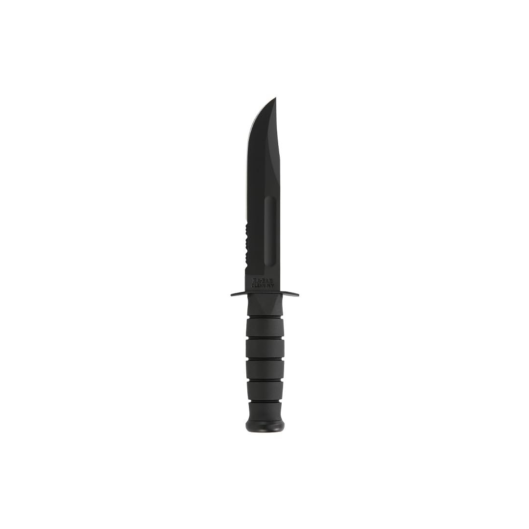 Ka-Bar - Nóż outdoorowy - Serrated Edge ze skórzanym Sheath - Długość ostrza: 17,78 cm