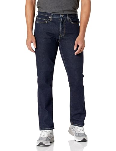 Amazon Essentials Men's Slim-Fit Jeans - Discontinued Colors, Rinsed, 31W x 28L