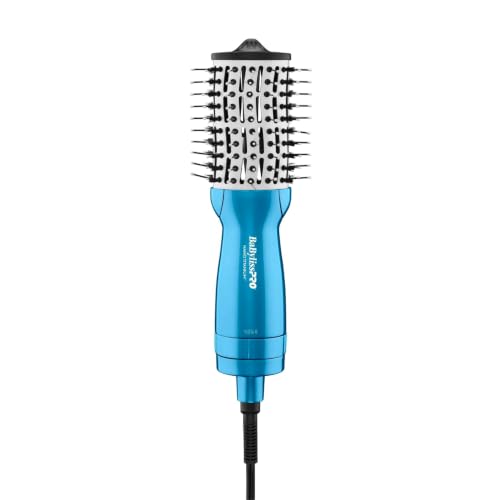 BaBylissPRO Nano Titanium 2 Inch Compact Hot Air Brush Hair Styling Tools & Appliances BNTMHBUC Blue