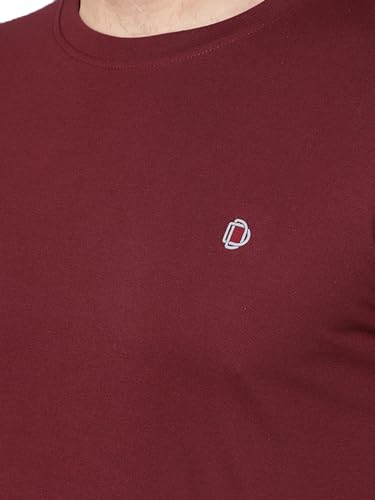 Image of Dollar Super Combed Cotton Mens Assorted Solid T-Shirt