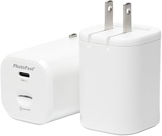 Deff 充电器 PhotoPowerPlus Type-C 45W MicroSD卡插槽 适配器 充电边自动备份 支持iPhone/iPad/Android智能手机、平板电脑、PC充电 支持USB-PD(MicroSD卡另售)
