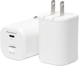 Deff Div Charger, PhotoPowerPlus Type-C 45W Micro SD Card Slot Adapter, Automatic Backup While Charging, Compatible with iPhone/iPad/Android Smartphones, Tablets, PCs, USB-PD Compatible (Micro SD Card