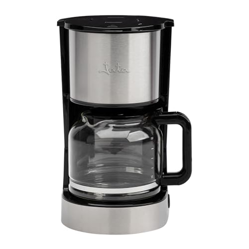 JATA JECA1512 - Cafetera Goteo. Cafetera Electrica de 6 a 18 Tazas. Filtro Permanente. Apagado Automático. Sistema Antigoteo. Compacta. Capacidad: 1.5 L. Depósito Graduado. Fácil de Limpiar. 800 W
