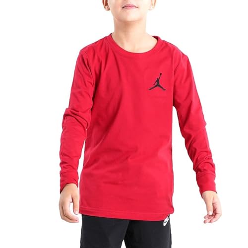Sweatshirt Jordan Jumpman Air EMB garçon rouge hoodie sport 8 10 ans