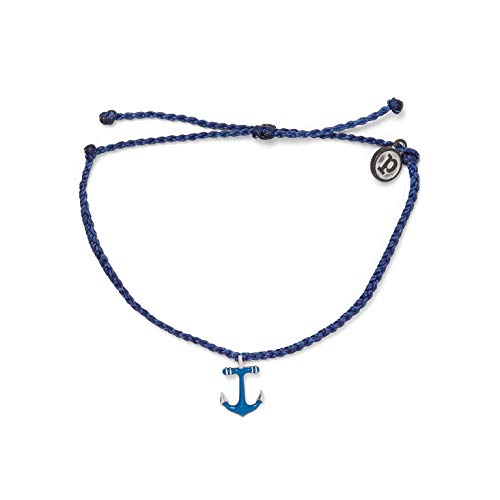 Image of Pura Vida Gold or Silver Anchors Away Bracelet - Waterproof, Adjustable Band