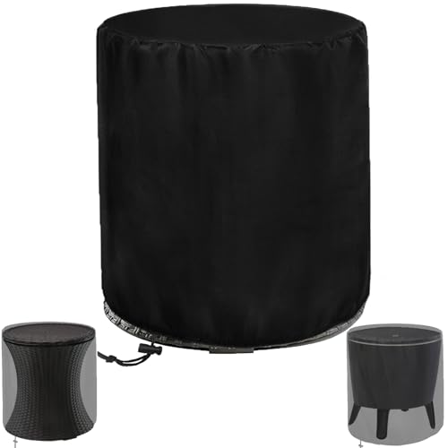YOWDUTY Patio Cooler Bar Table Cover For Keter Pacific 7.5 Gallon Cool Bar, Waterproof Outdoor Cool Bar Table Cover For Keter Beer And Wine Cooler Side Table, 21" D X 23" H