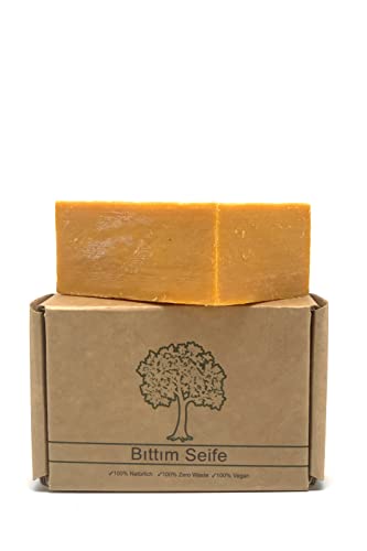 PAOS Bittimseife ca. 140g, belebende Haarseife, Naturkosmetik, Vegan, Keine Chemikalien, Traditionell, empfohlen bei Haarausfall, wie ein festes Shampoo Cover