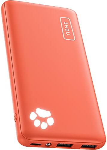 INIU Power Bank, najsmuklejsza i najlżejsza przenośna ładowarka 10000 mAh, 15 W, wysoka prędkość (wejście USB C i wyjście), PowerBank Triple 3A zestaw baterii do telefonu iPhone 14 13 12 11 X Pro Max Samsung iPad