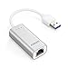 Produktbild Anker USB 3.0 auf RJ45 10/100/1000 Gigabit Ethernet Adapter, Netzwerkadapter für MacBook Ultrabook, Windows 10/8.1/8/7 / Vista/XP usw. (Silber)(Zertifiziert Generalüberholt)