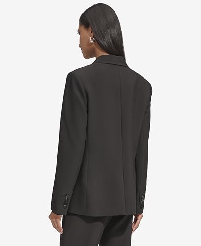 KARL LAGERFELD Women's Classic One Button Suit Blazer3