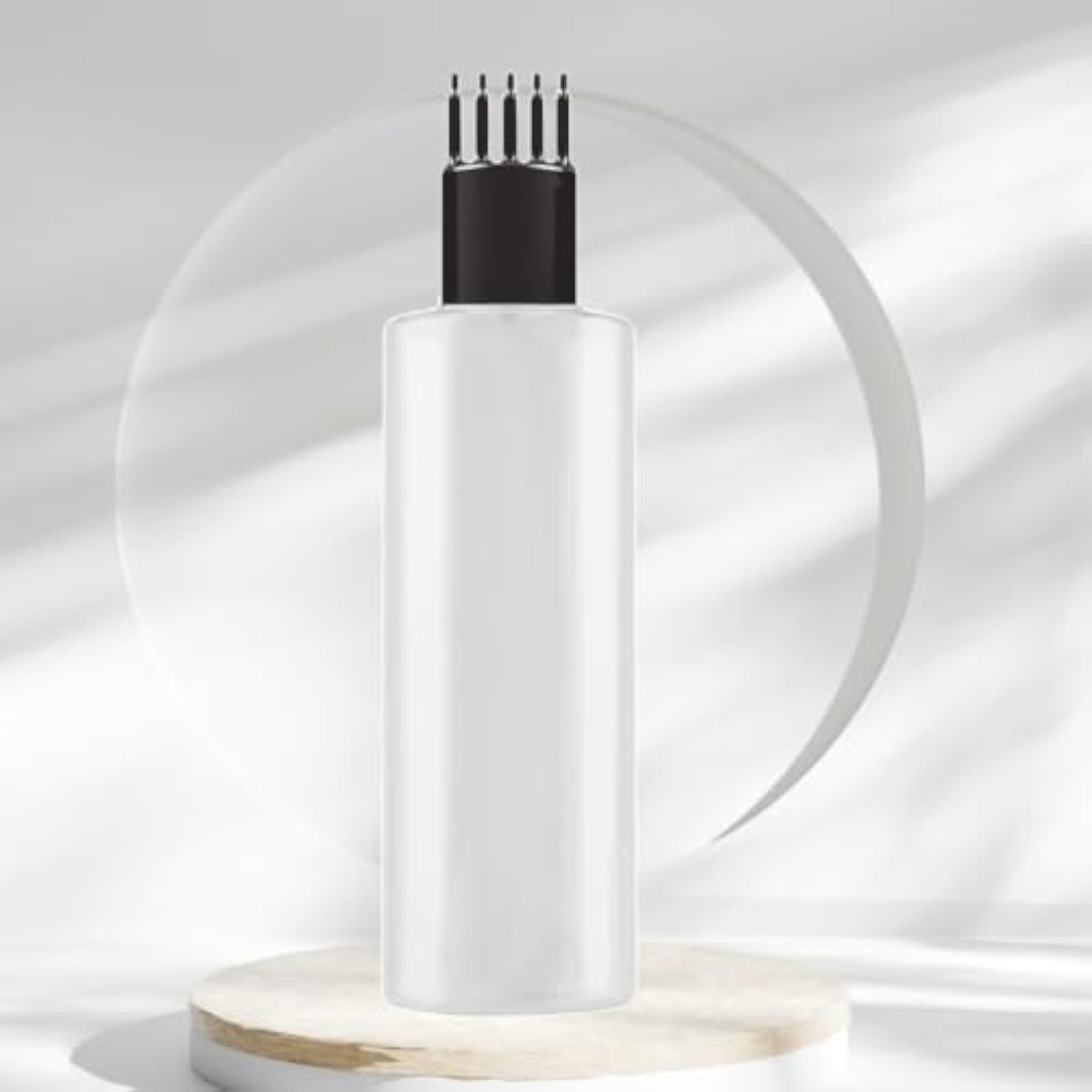 100ml Empty Bottle with Comb Nozzle for Hair Care