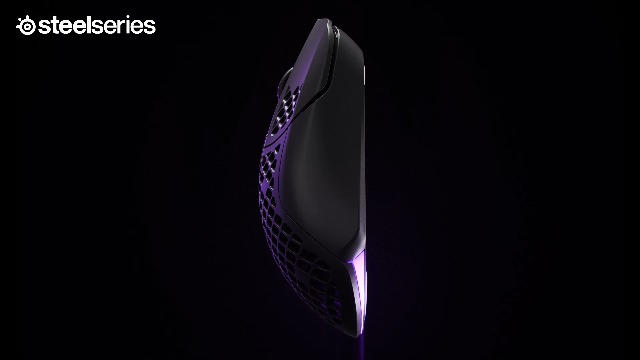 SteelSeries Aerox 5 Wireless - Souris gaming perforée RGB - Design