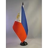 AZ FLAG Bandera de Mesa de Filipinas 21x14cm - BANDERINA de DESPACHO Filipina 14 x 21 cm