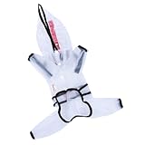 NOLITOY Perros Mediano y Grande Capucha, Transparente, Talla 7XL, Protector Corporal Ligero y Transpirable para Lluvia, Ropa para Mascotas, Abrigo Resistente al Agua para Exteriores