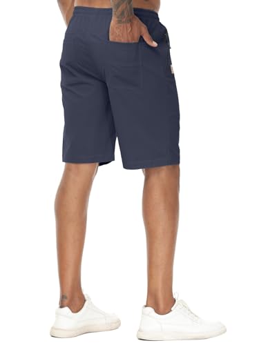 Short d'été homme anti-perte d'objets en sergé solide - 2