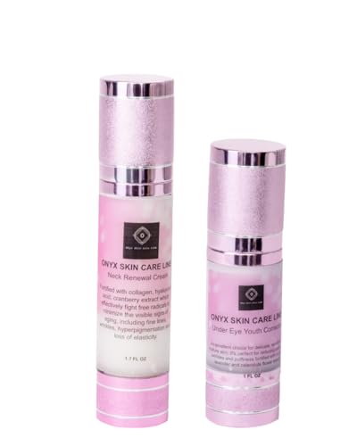 Onyx Skin Care Line Organic Under Eye Wrinkle Defier & Neck Renewal Set