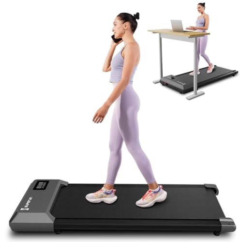 Superun Laufband für Zuhause Klappbar, Laufband mit Steigung max 158 KG mit APP, Klappbares Laufband mit Trainingskursen und Multi-Runner-Rennen