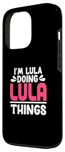 Image of Personalized First Name I'm Lula Doing Lula Things Case for iPhone 13 Pro