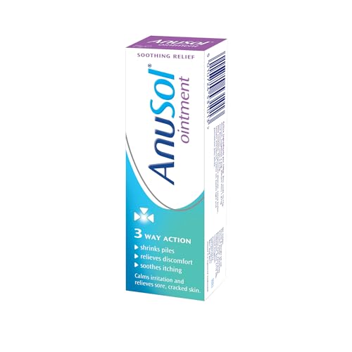 Anusol Ointment Proven Formula Shrinks Piles Relieves Discomfort Soothes Itching & Lubricates 25 g (Pack of 1)