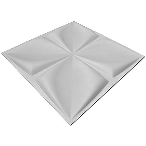 Art3D Decorative 3D Wall Panels Cornus Angustata Design - Plantfiber, 12 Tiles 32 Sf #TOP18