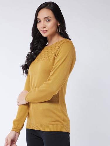 Image of Modeve Women Round Neck Casual Sweater for Winter||Winterwear||