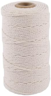 328ft Butchers Cotton Twine String 2mm Cooking Twine Food Safe for Bakers, Meat and Roasting, Gift Wrapping, Crafting & Knitting