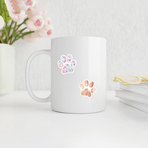 do impressão da pata do cão adesivo - Adesivos de desenhos animados de PVC para crianças,Decalques a