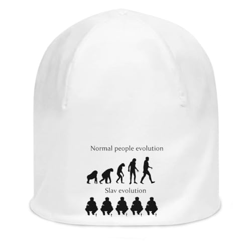 Bonnet en coton fin haut de gamme extensible Slav Evolution blanc épuré
