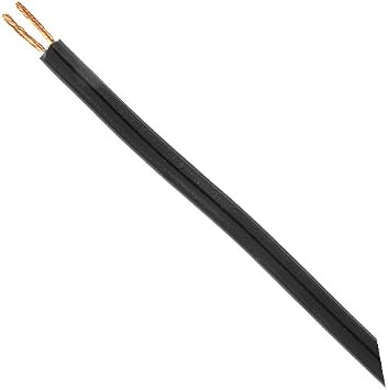 Zip Cord lamp Wire, 18/2 SPT-1, Black 50 roll.