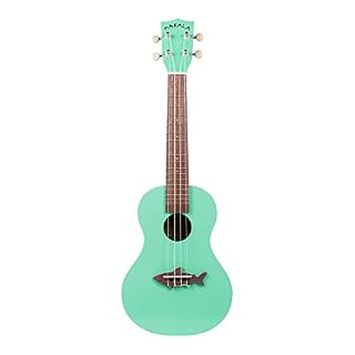 kala – MK-CS/GRN – Ukulélé concert »Requin » – Surf Green – avec Housse - Les Beatles, Paul McCartney, John Lennon, RIngo Starr, George Harrison kala - MK-CS/GRN - Ukulélé concert"Requin" - Surf Green - avec Housse – Image 2